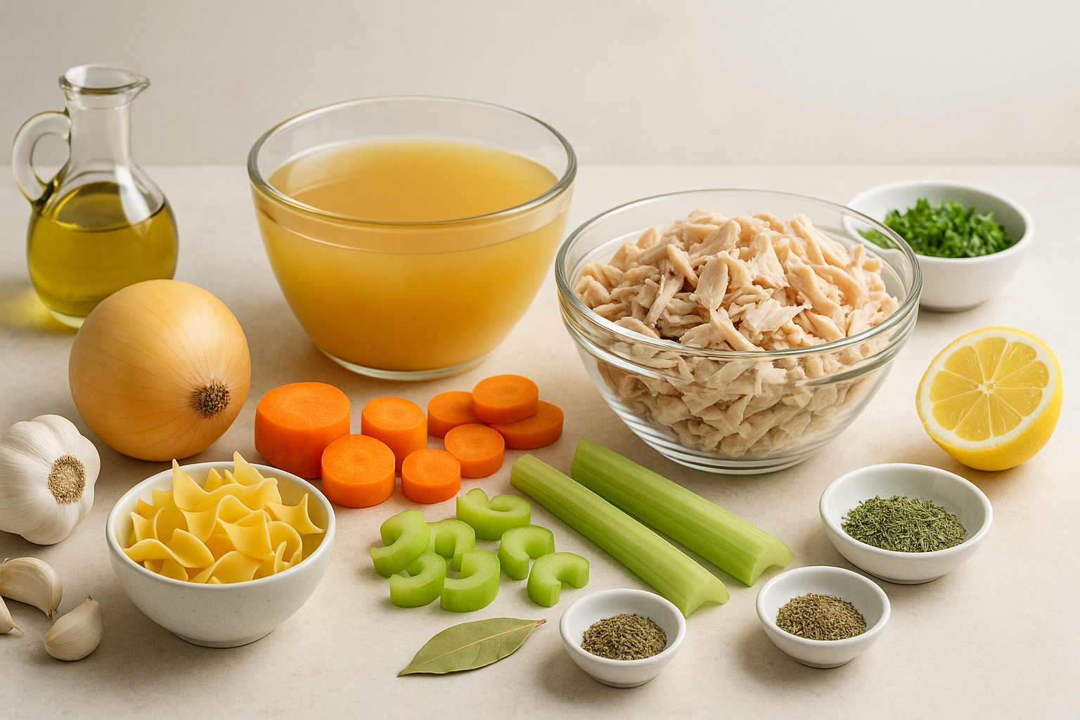 Easy Rotisserie Chicken Noodle Soup with Fresh Vegetables — quick chicken noodle soup
