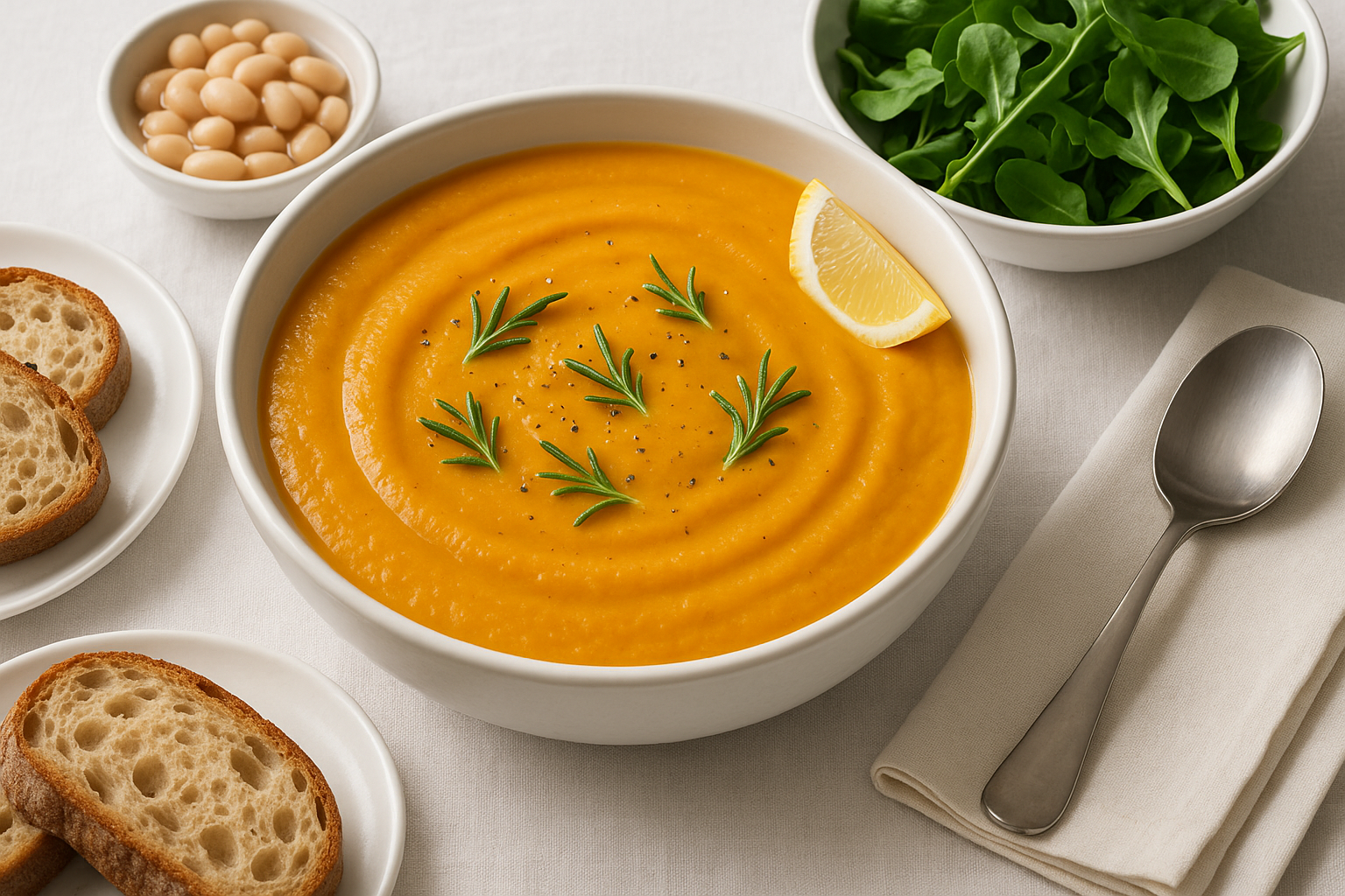 Creamy Butternut Squash Soup Without Cream — butternut squash soup recipe