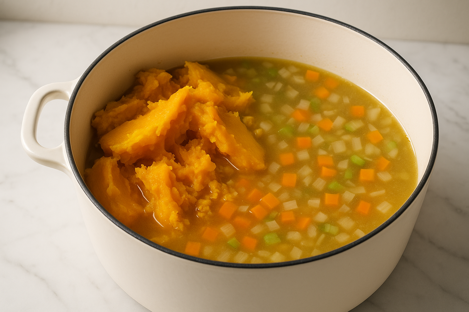 Pumpkin Soup with Coconut Milk, Lime and Ginger — pumpkin soup with coconut milk