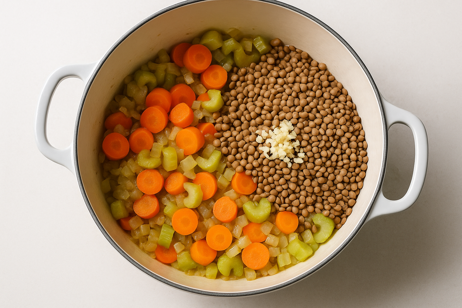 Healthy Lentil Soup with Kale and Carrots — healthy lentil soup