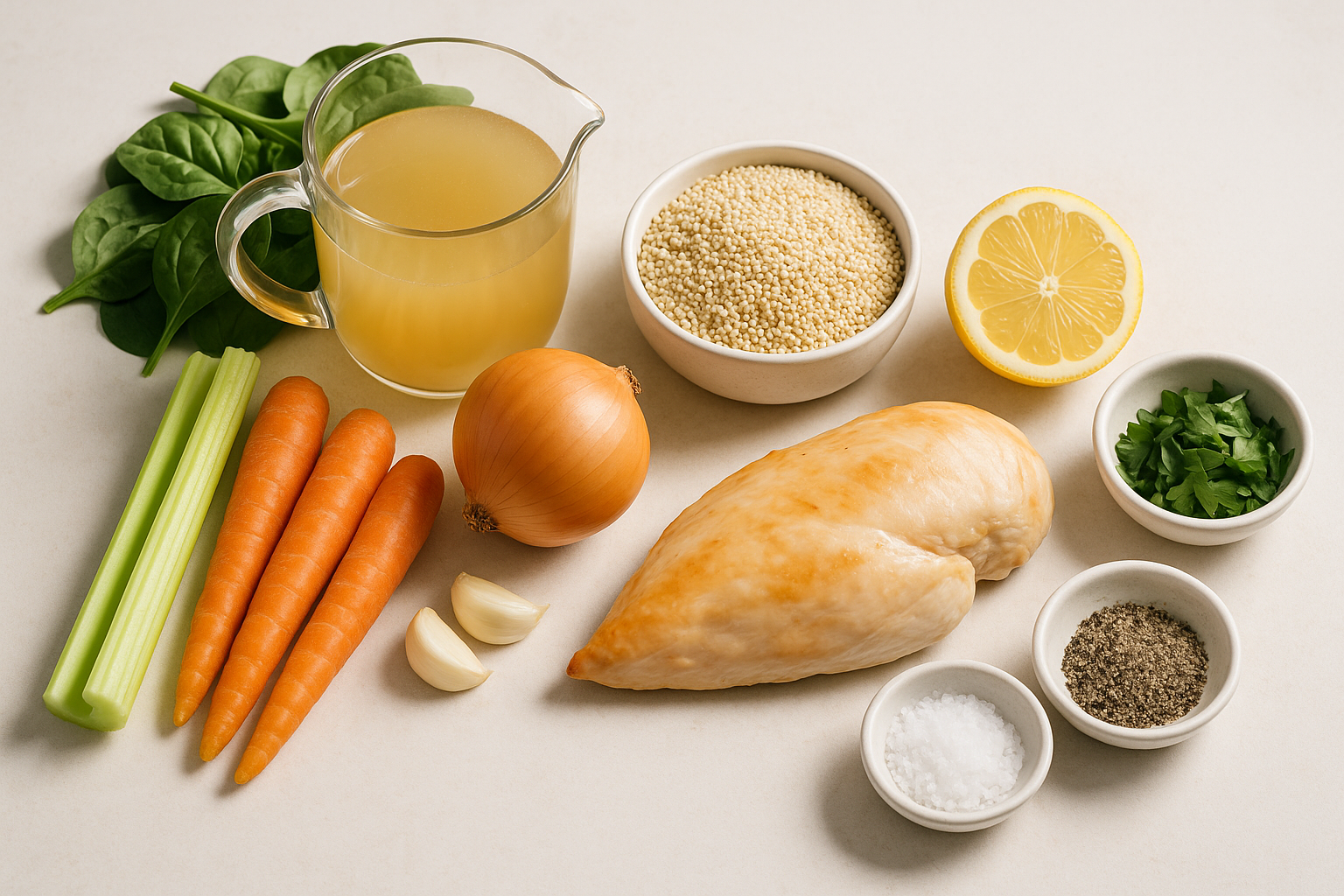 High-Protein Dinner: Chicken and Quinoa Soup — protein-forward dinner