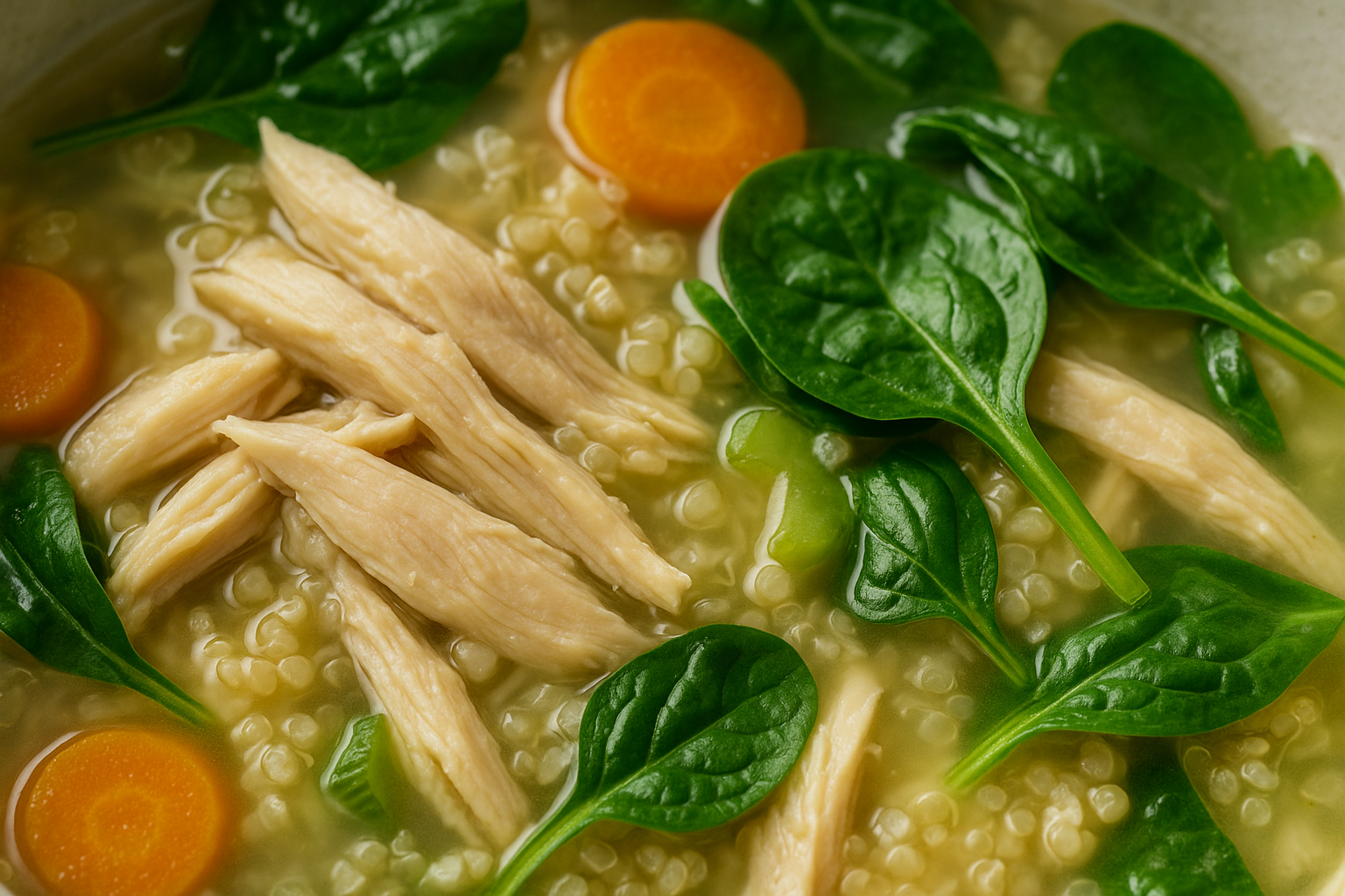 High-Protein Dinner: Chicken and Quinoa Soup — chicken quinoa soup