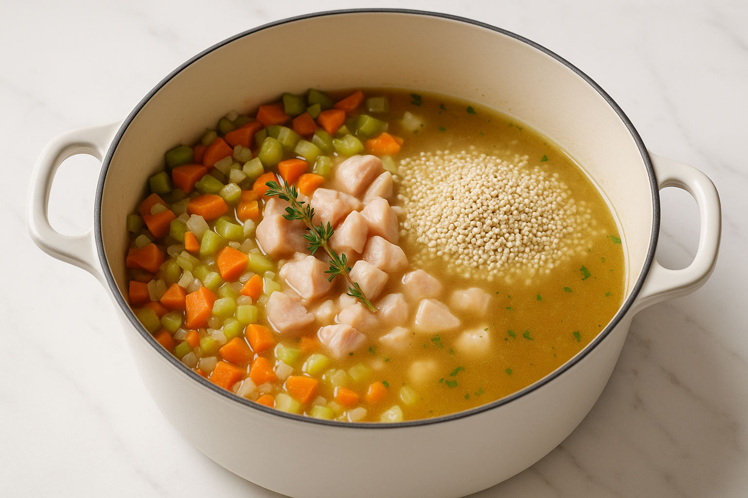Chicken Quinoa Soup with Lemon and Spinach — Chicken Quinoa Soup