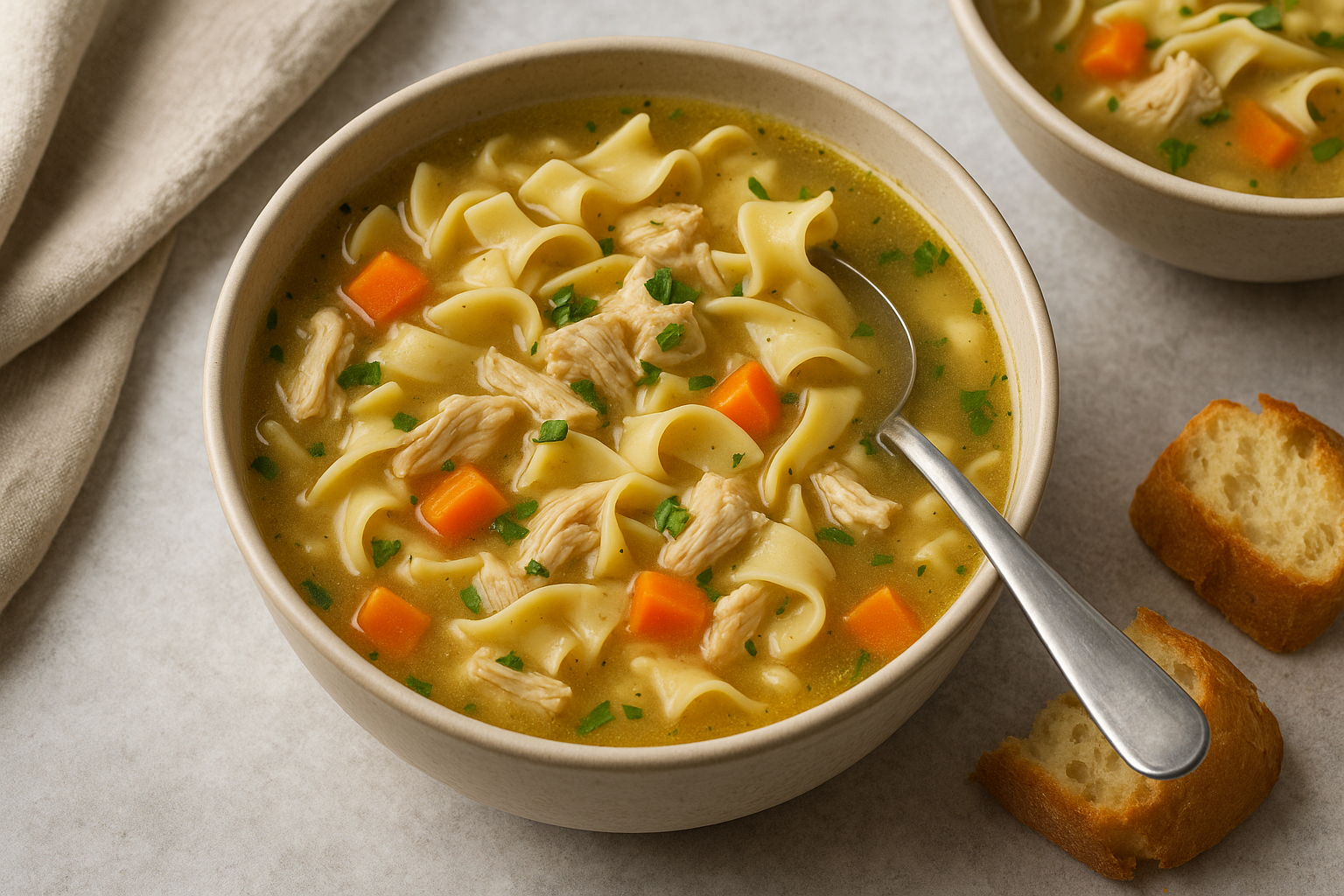 Quick Chicken Noodle Soup in 30 Minutes