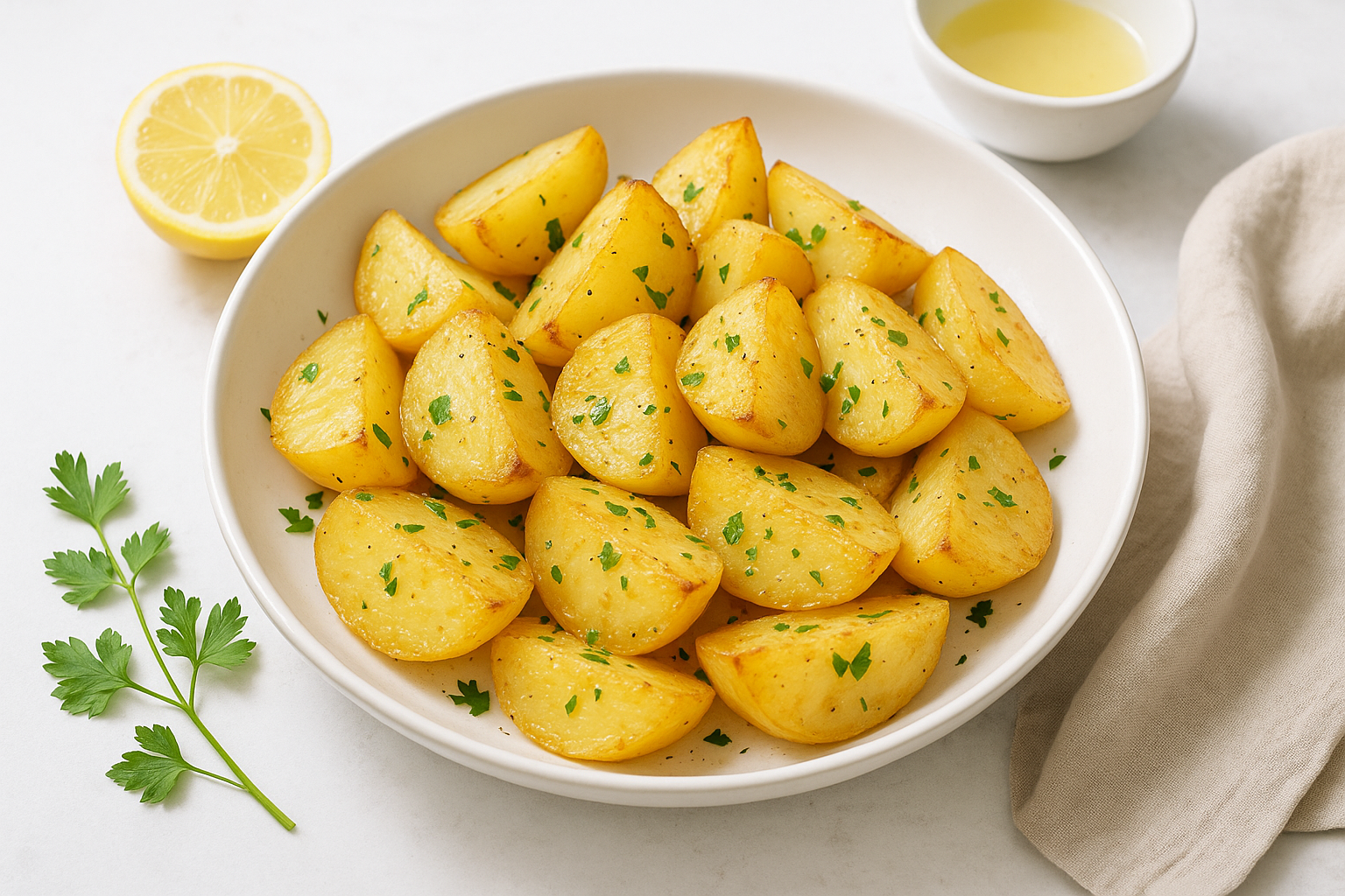 Greek Lemon Potatoes