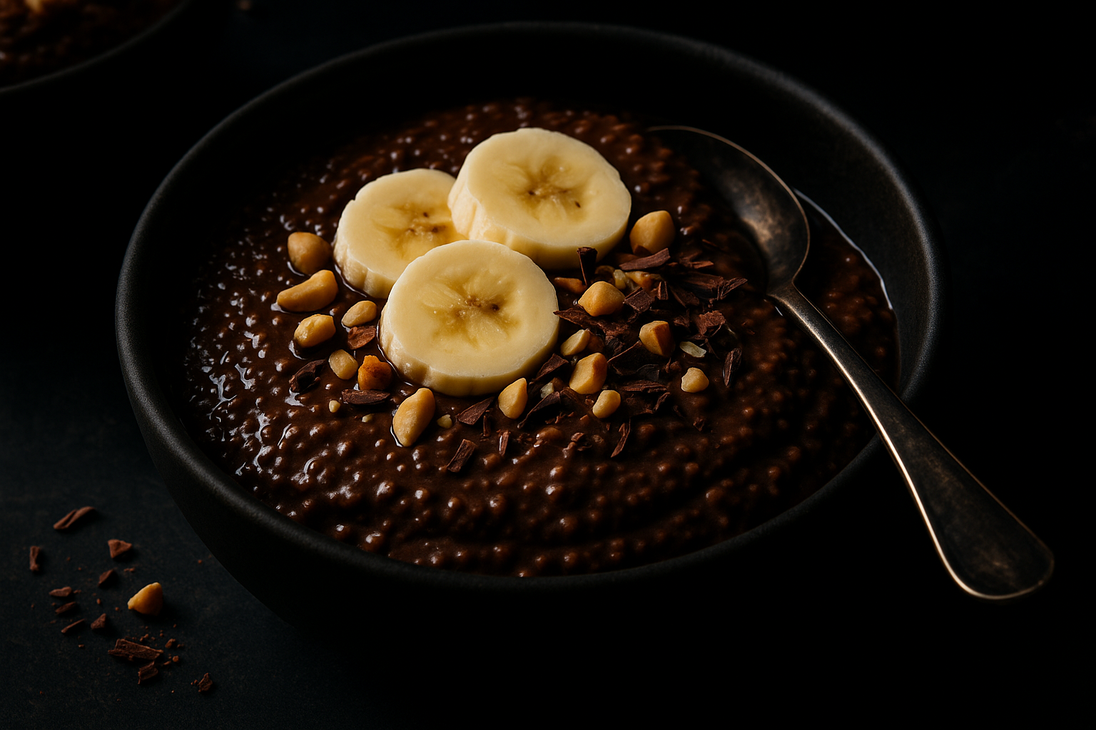 Chocolate Peanut Butter Chia Pudding