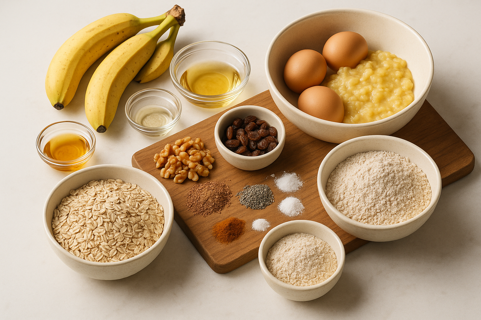 High-Fiber Banana Oat Muffins — Banana Oat Muffins