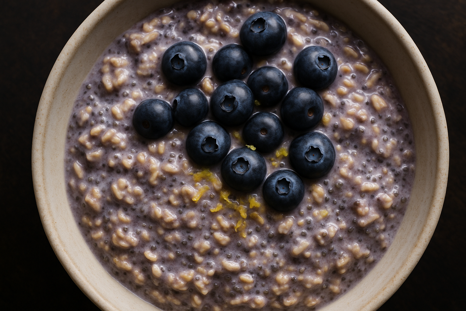 Blueberry Lemon Chia Overnight Oats — overnight oats