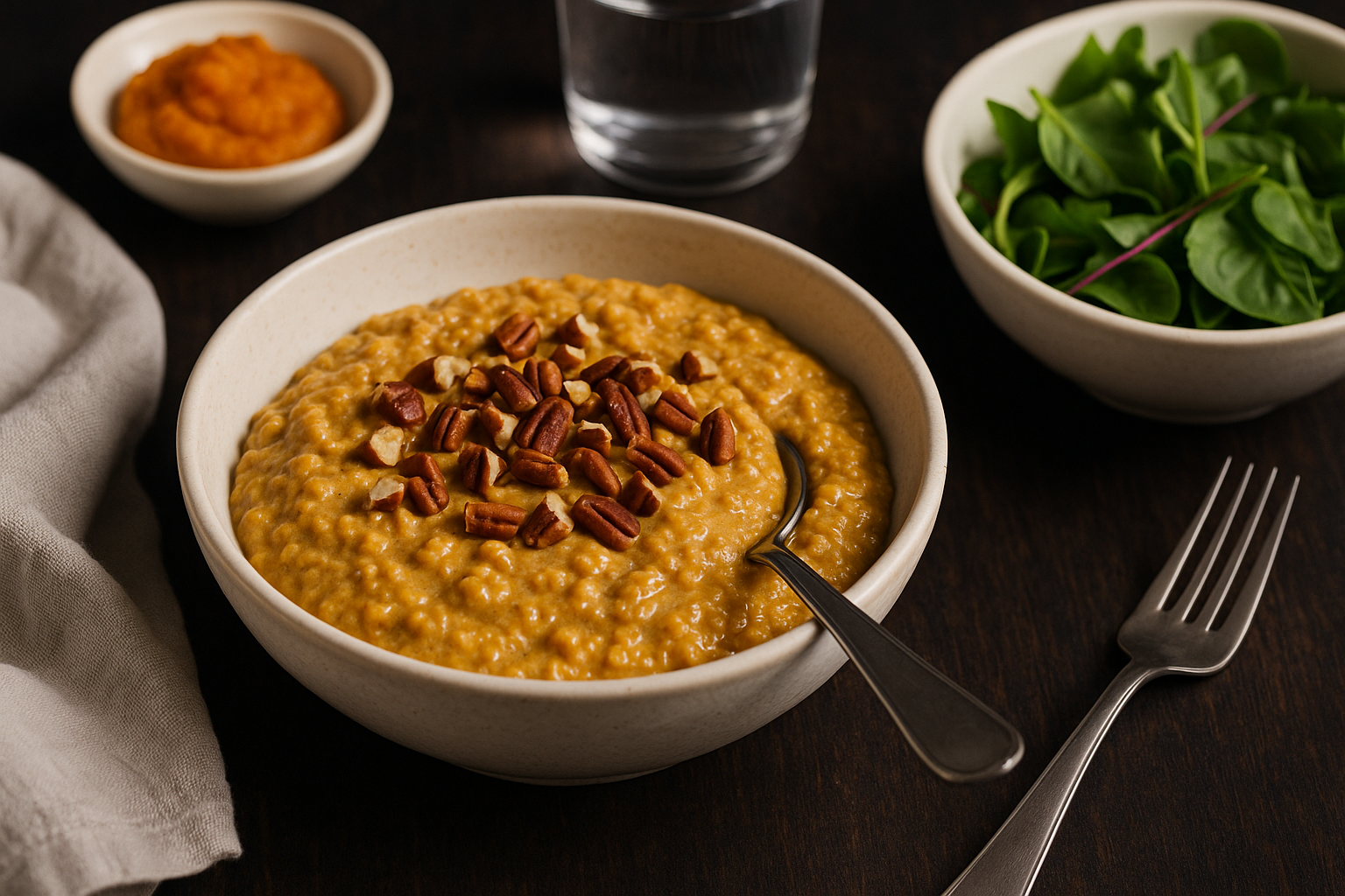 Pumpkin Spice Flax Overnight Oats — pumpkin overnight oats