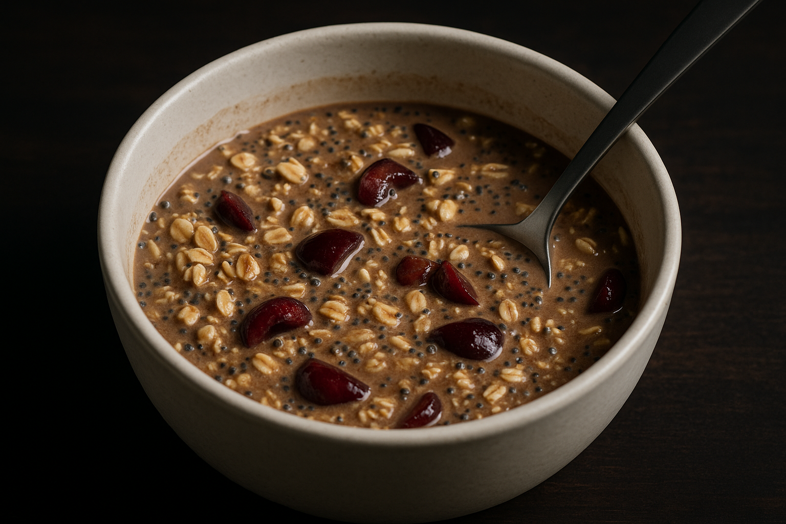Cherry Cacao Overnight Oats — Cherry Cacao Overnight Oats
