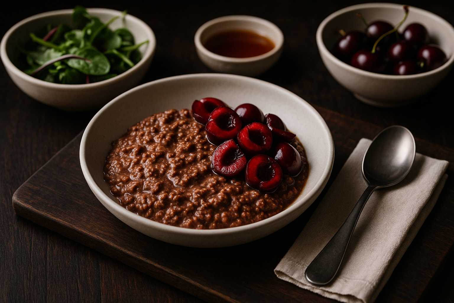 Cherry Cacao Overnight Oats — overnight oats
