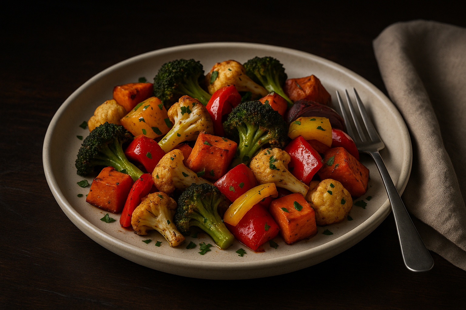 Oil-Free Sheet-Pan Roasted Vegetables