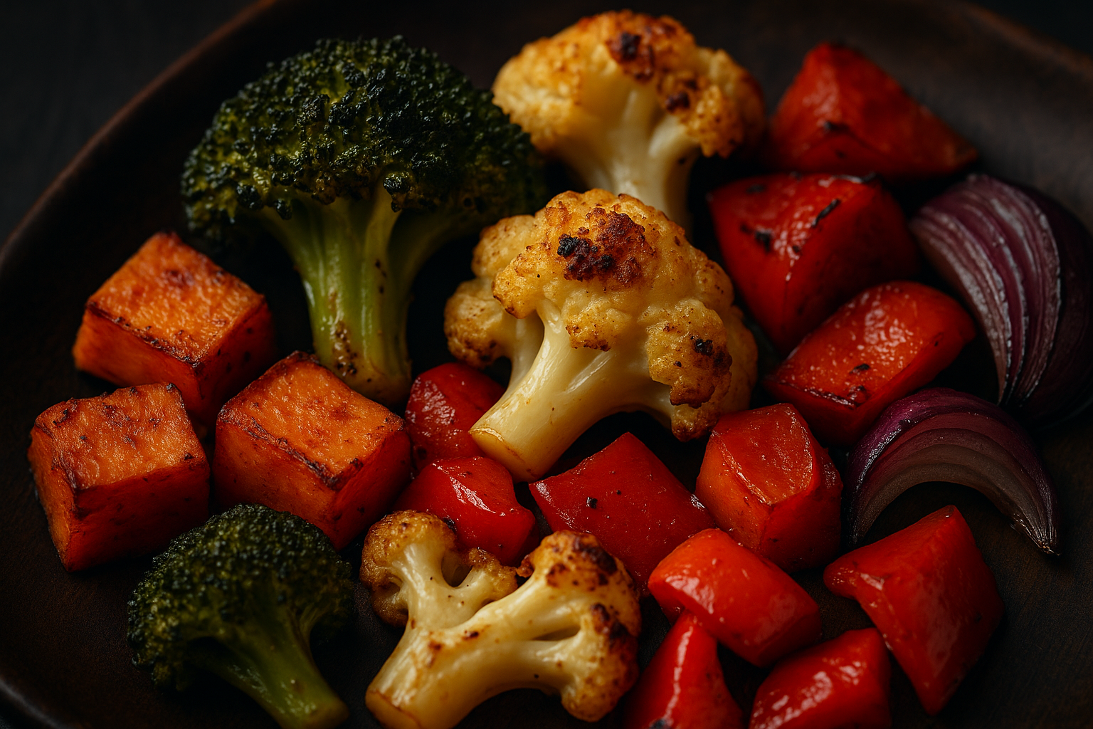 Oil-Free Sheet-Pan Roasted Vegetables — roasted vegetables