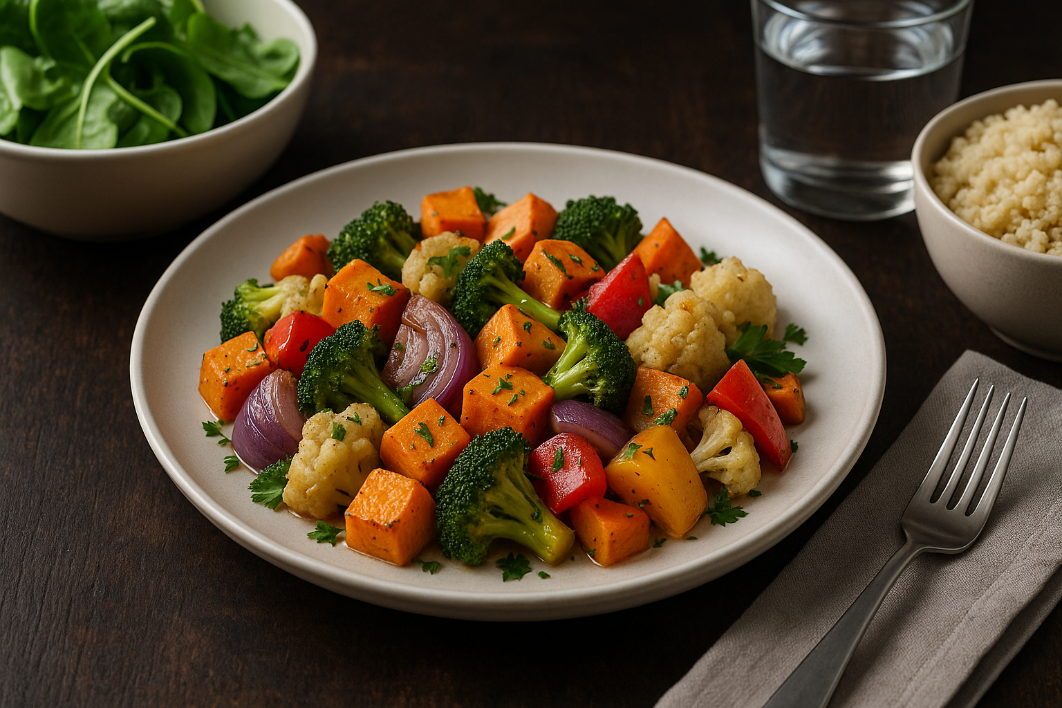 Oil-Free Sheet-Pan Roasted Vegetables — roasted vegetables