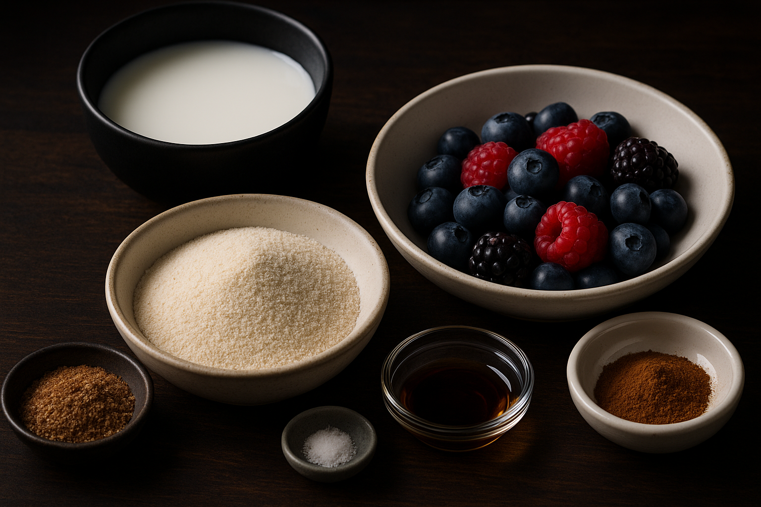 Berry Flax Farina Breakfast Bowl — flax breakfast bowl