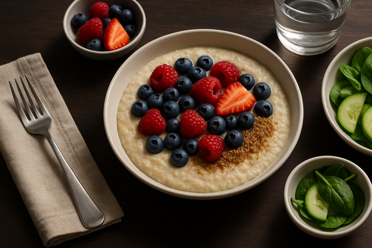Berry Flax Farina Breakfast Bowl — farina breakfast