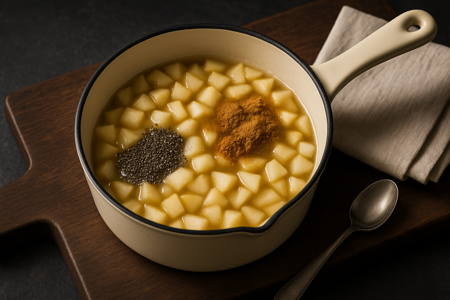 Pear Ginger Farina with Chia — Pear Ginger Farina with Chia