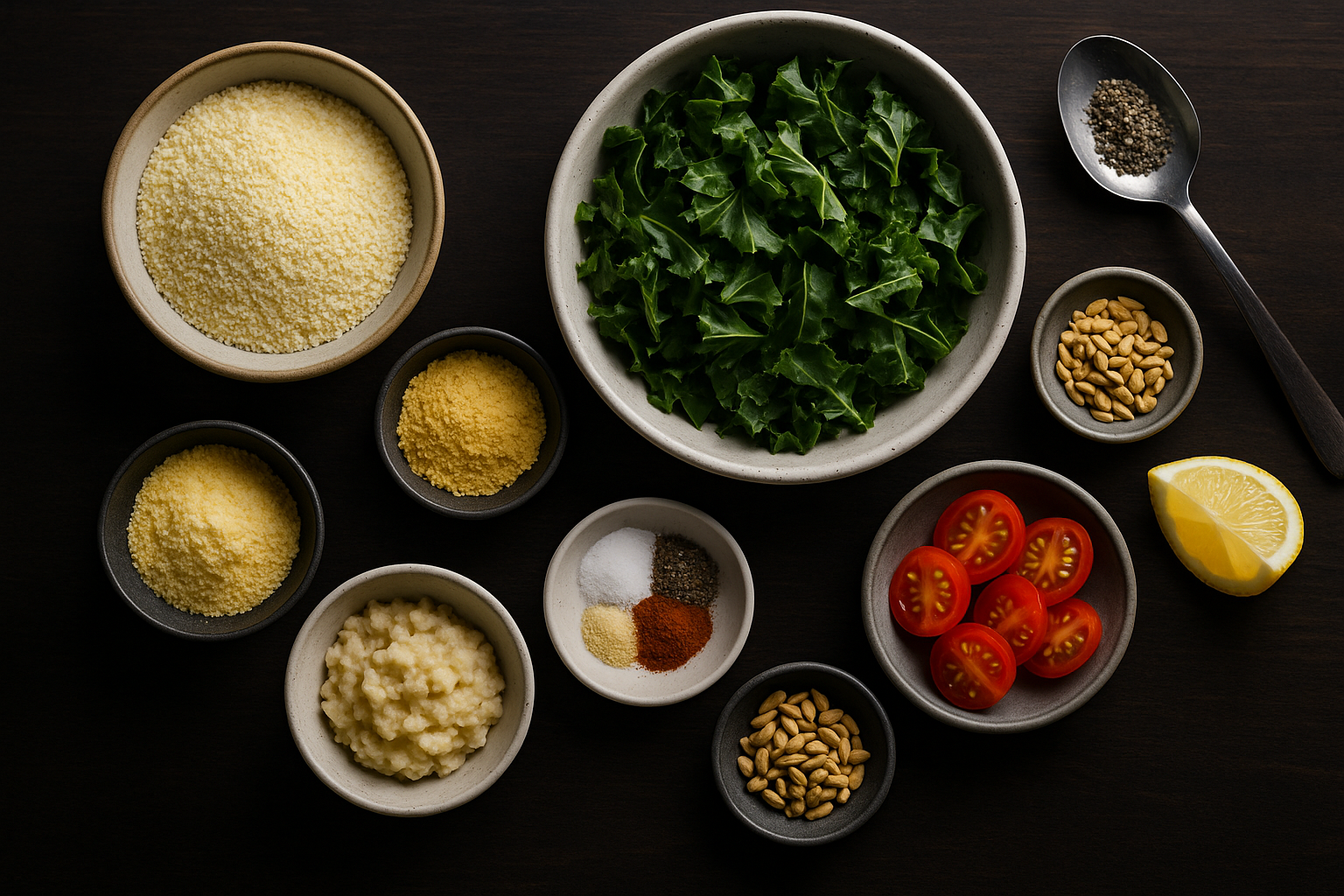 Creamy Plant-Based Grits with Greens — Grits with Greens