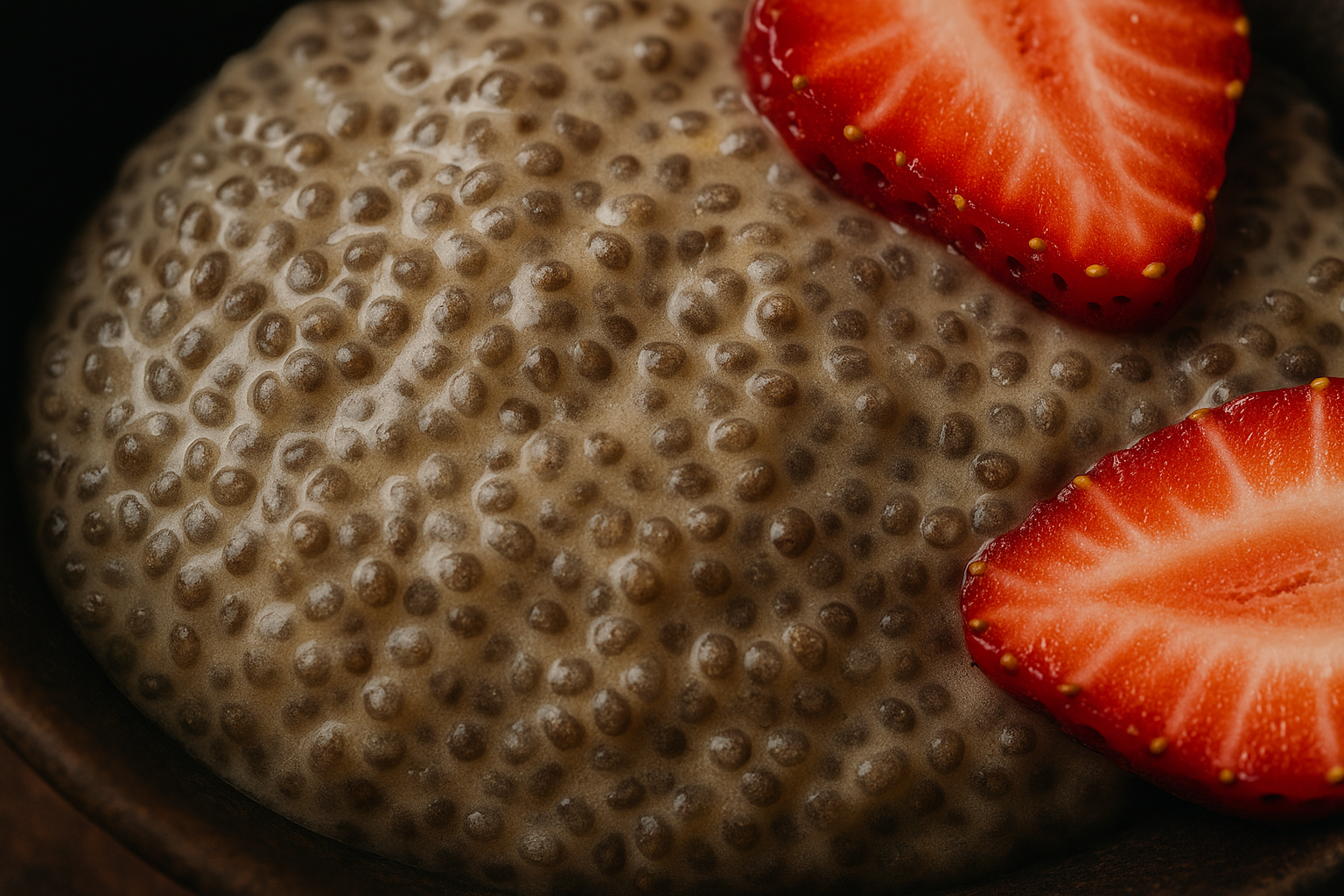 Strawberry Banana Chia Pudding — chia pudding