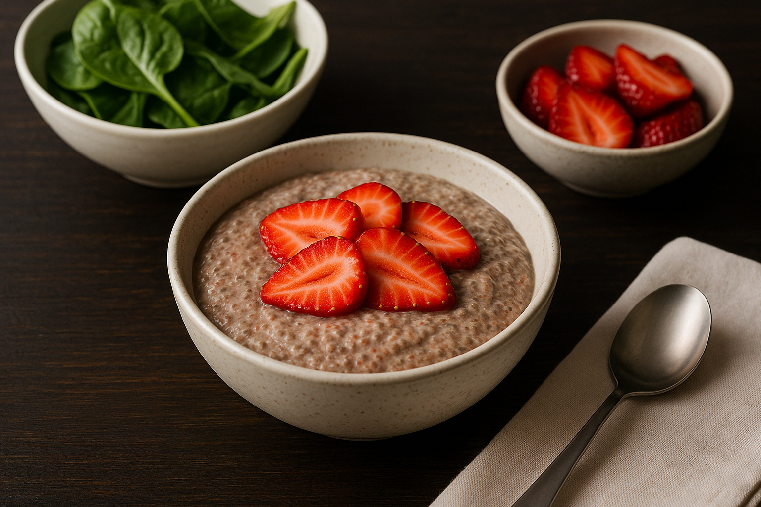 Strawberry Banana Chia Pudding — chia pudding