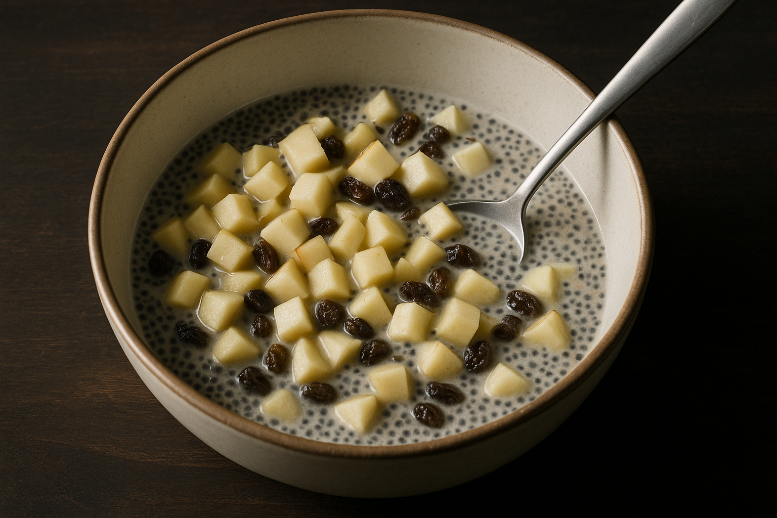 Apple Cinnamon Overnight Chia Pudding — Apple Cinnamon Overnight Chia Pudding
