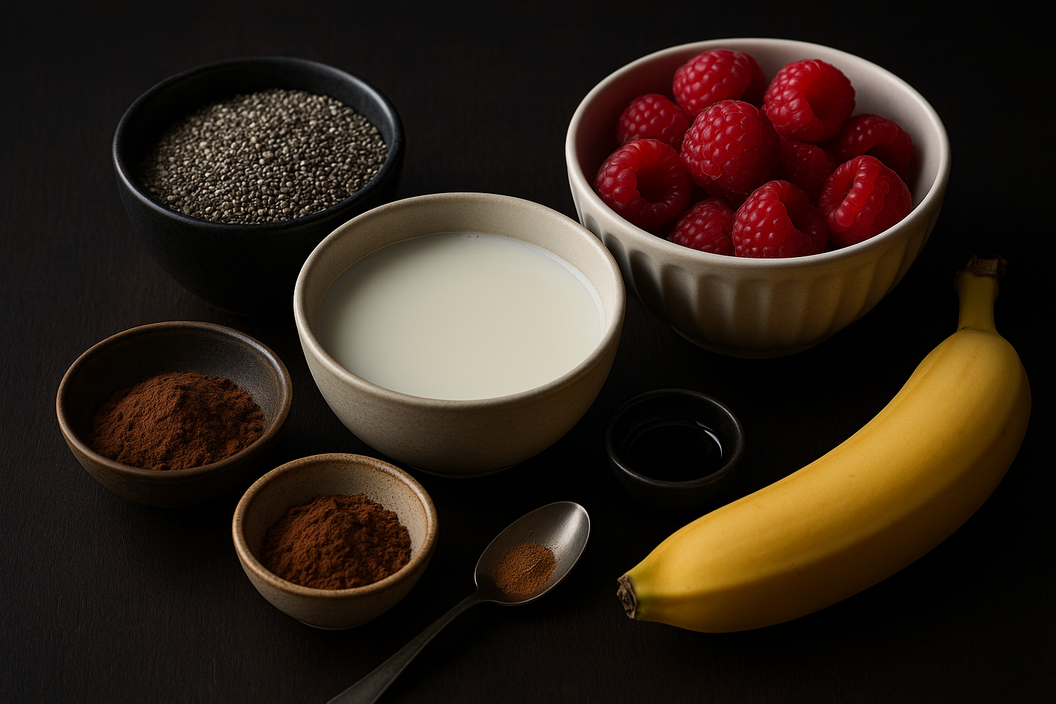Chocolate Raspberry Chia Pudding — raspberry chia pudding