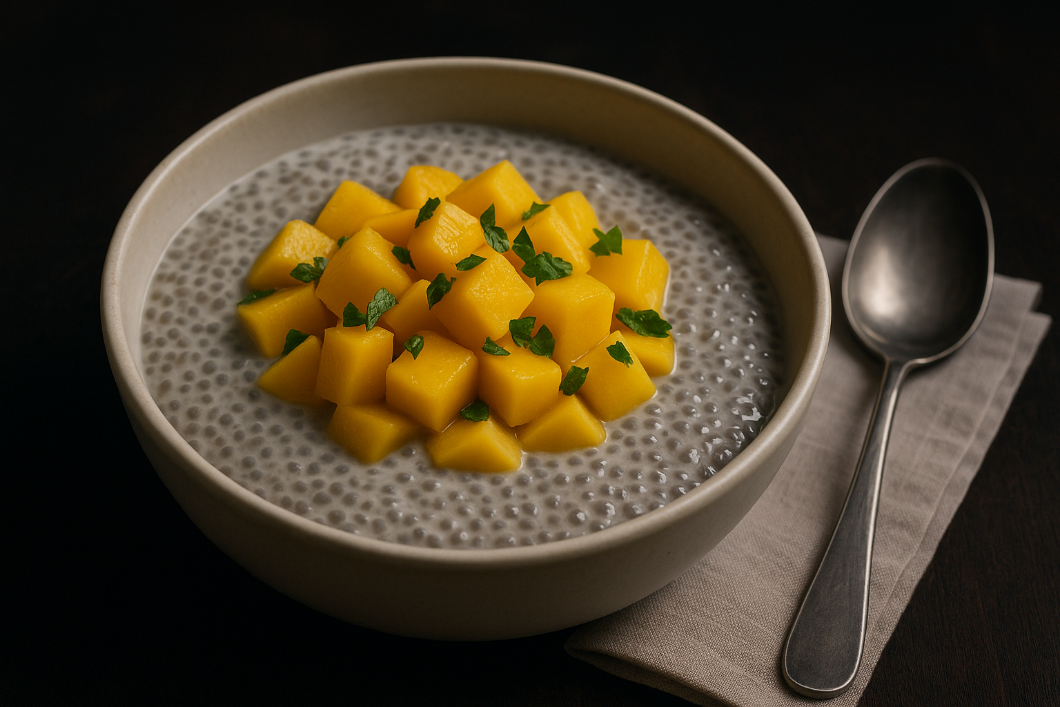 Mango Lime Chia Pudding