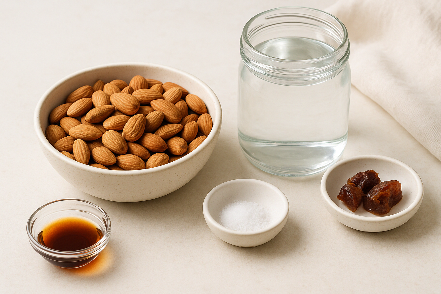 Homemade Almond Milk — plant milk