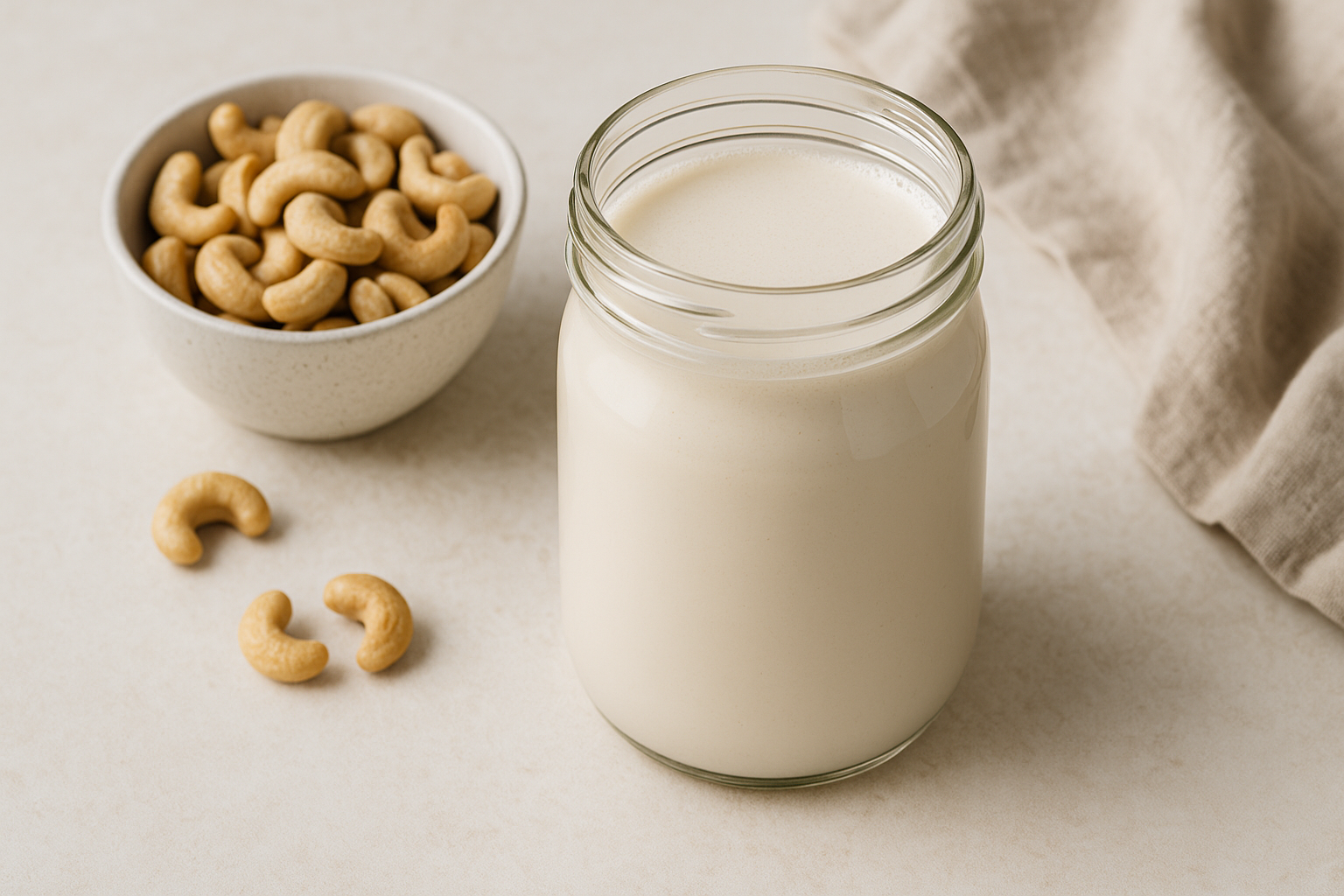 Homemade Cashew Milk
