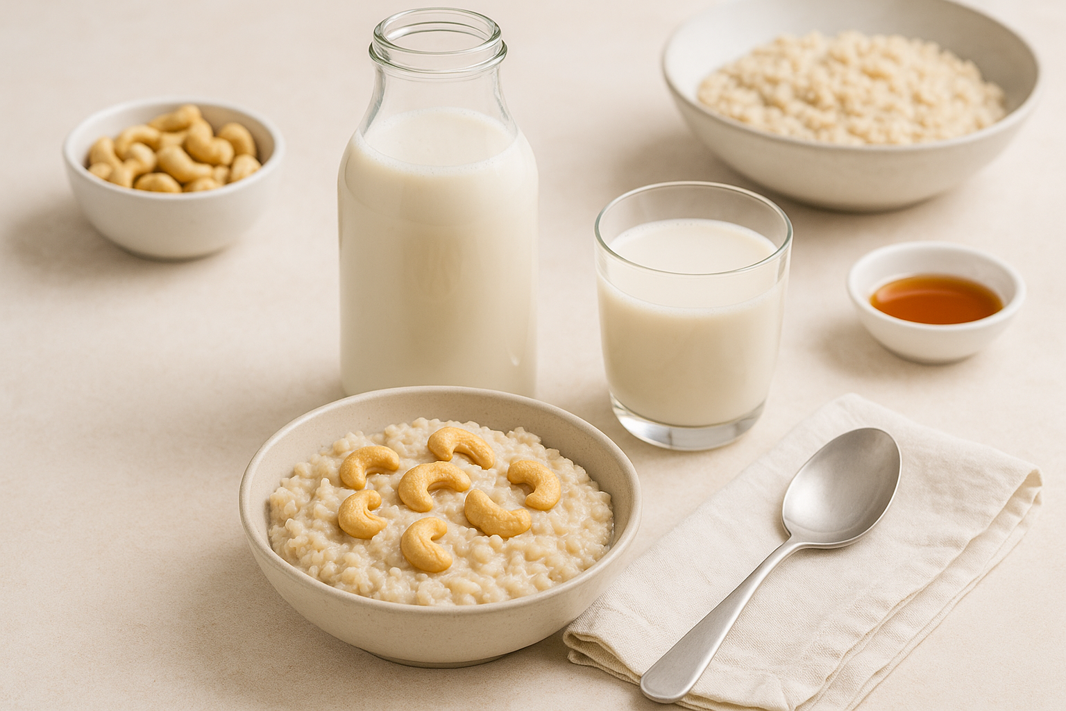 Homemade Cashew Milk — cashew milk recipe