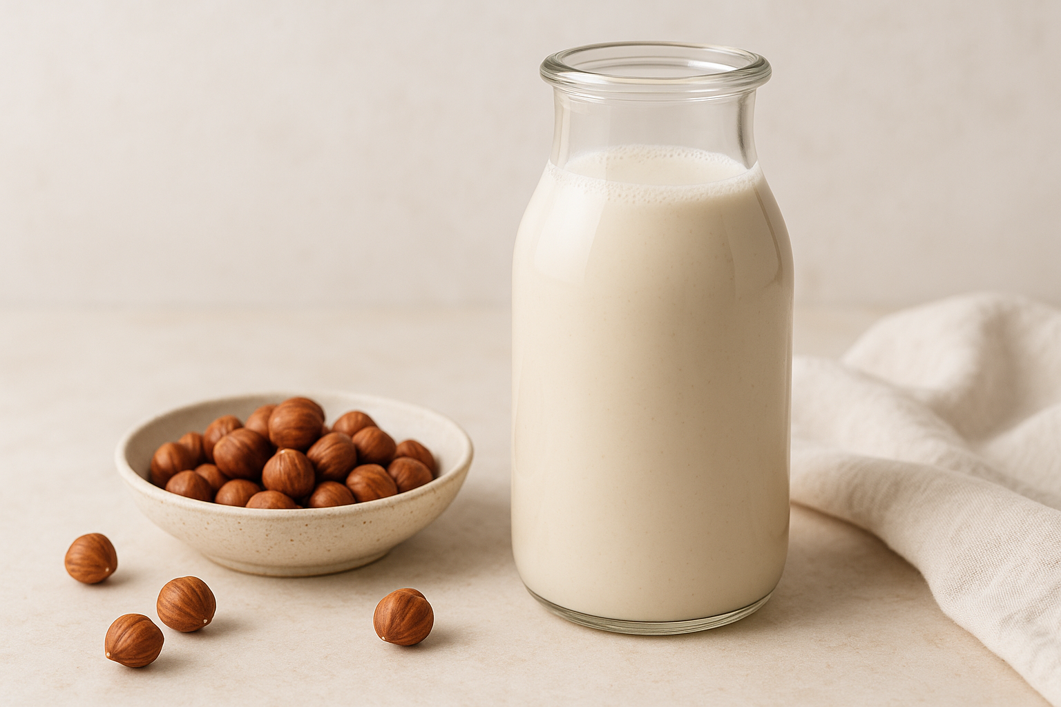 Homemade Hazelnut Milk