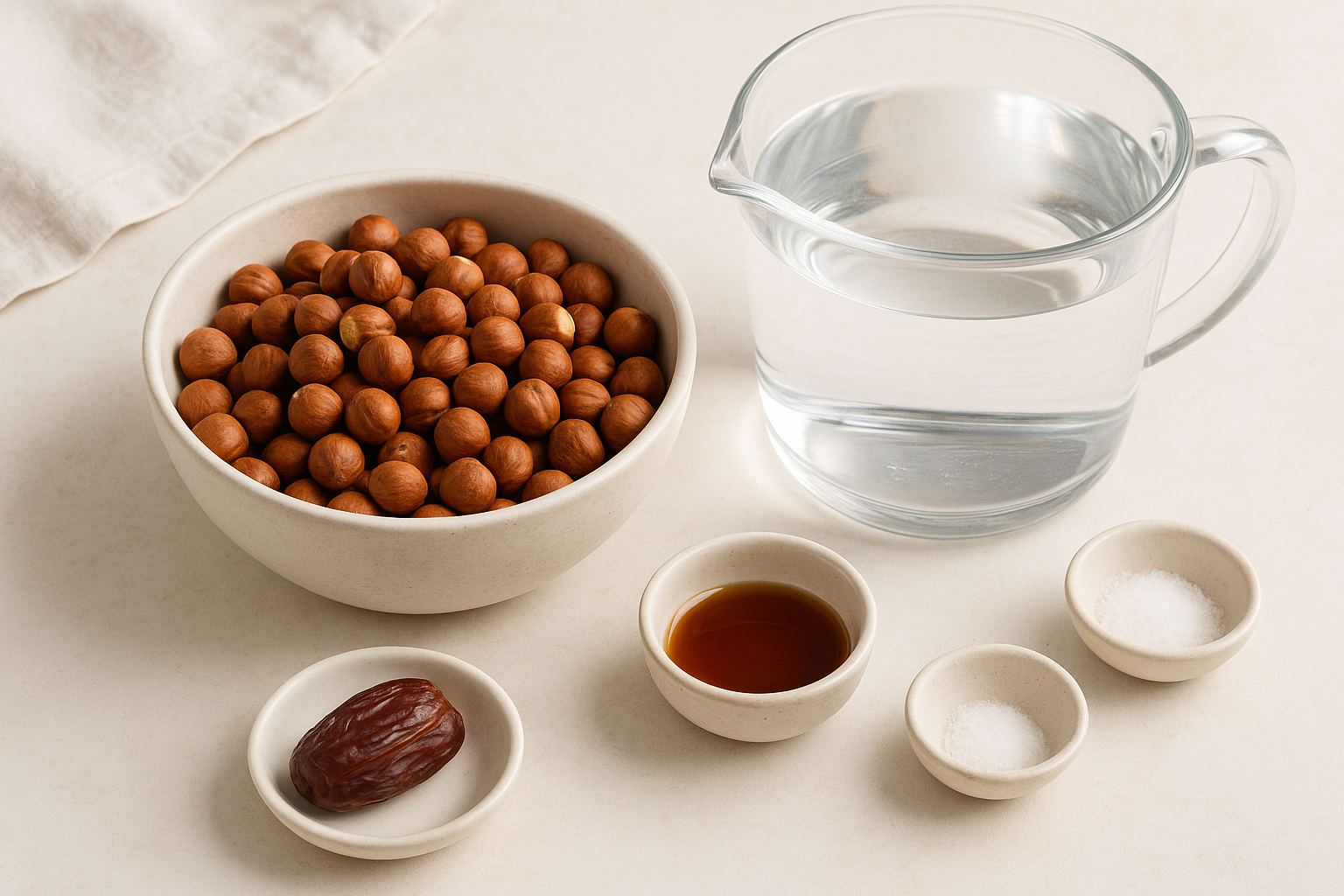 Homemade Hazelnut Milk — plant milk