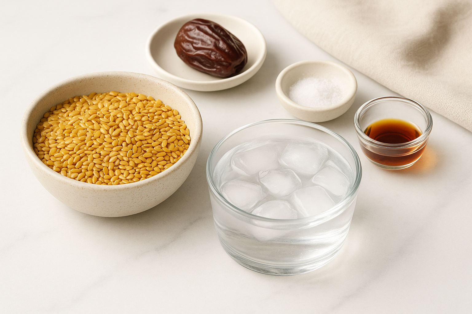 Homemade Flax Milk — plant milk