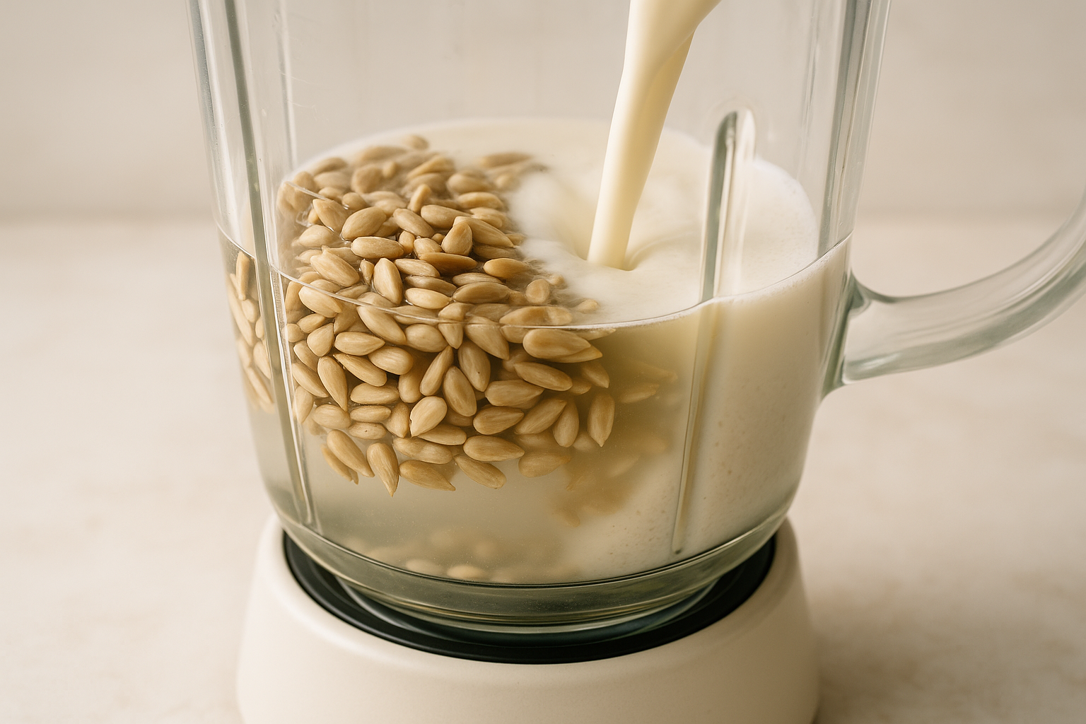 Homemade Sunflower Seed Milk — Sunflower Seed Milk