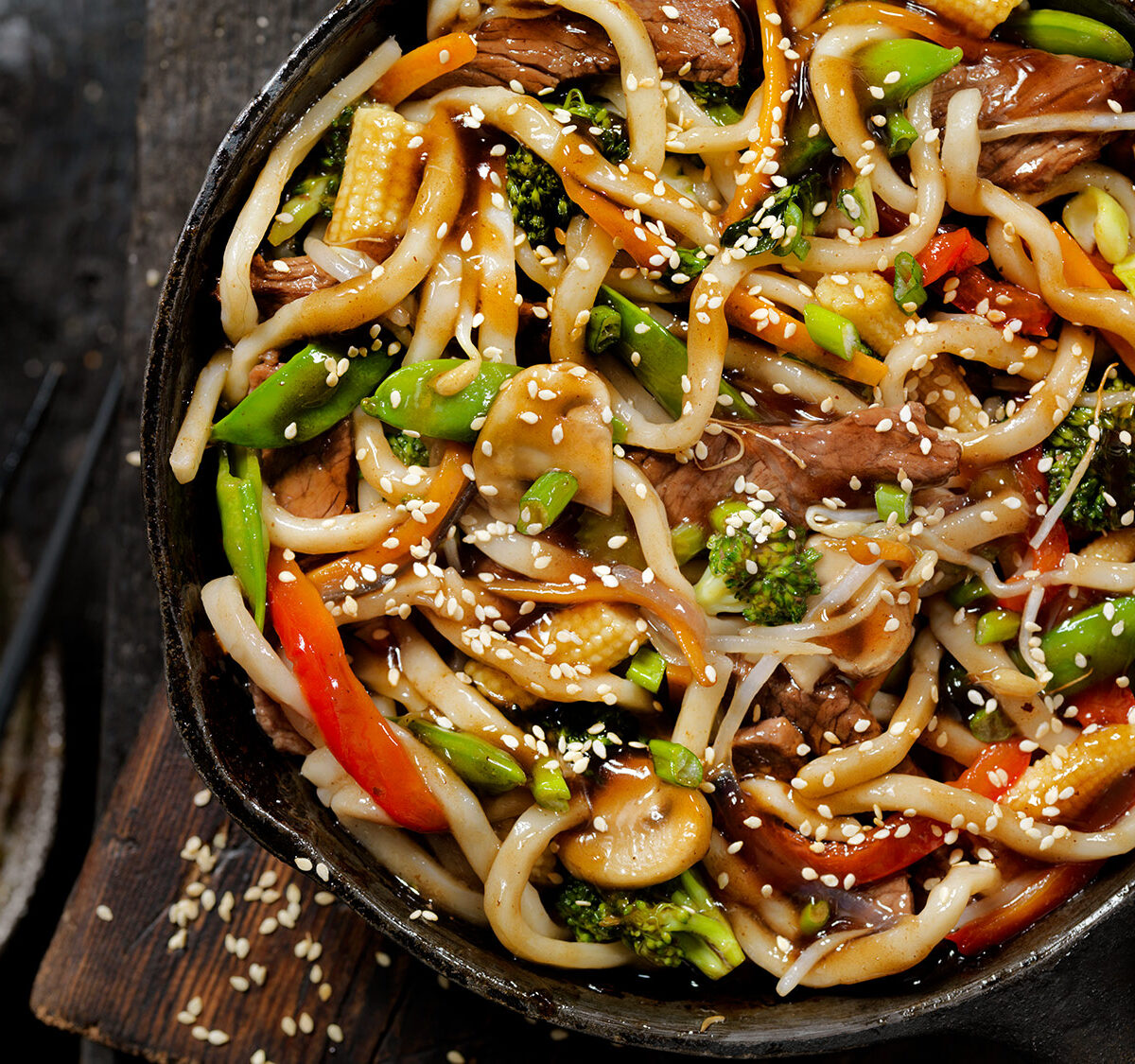 Beef and Broccoli With Udon Noodle Stir Fry – The Nutrient